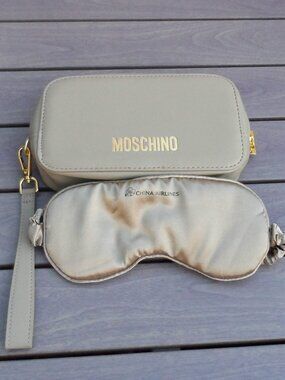 Moschino x China Airlines Collab Toiletry/Cosmetic Case